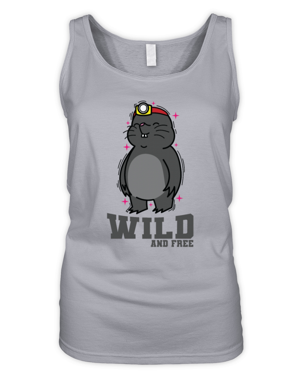 Wild Animal Mole Mound Organic Women's Tank Top