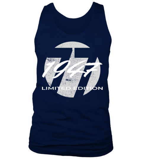 77th birthday men women 77 years 1947 vintage Tank Top Unisex