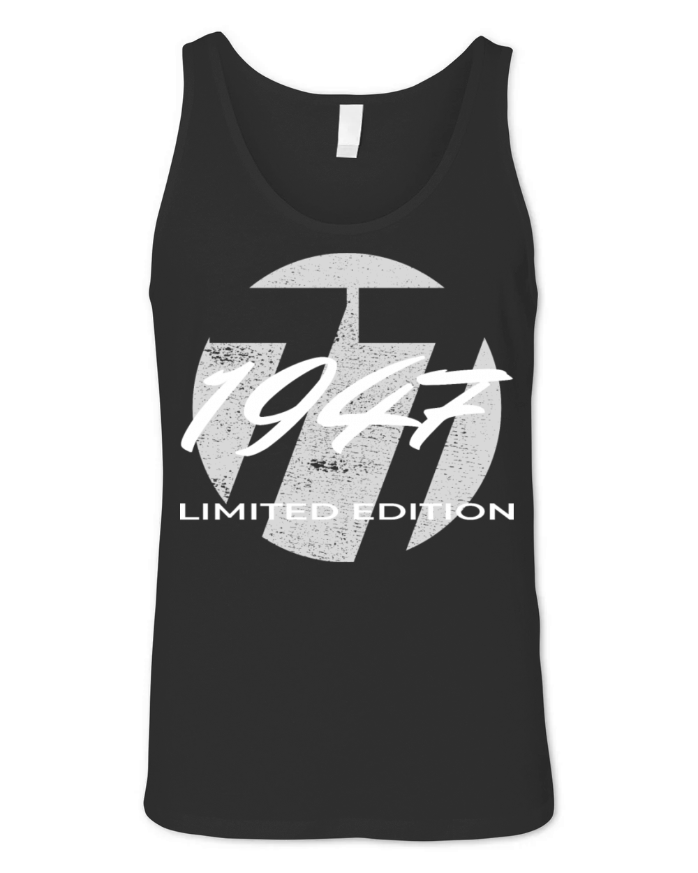 77th birthday men women 77 years 1947 vintage Unisex Jersey Tank