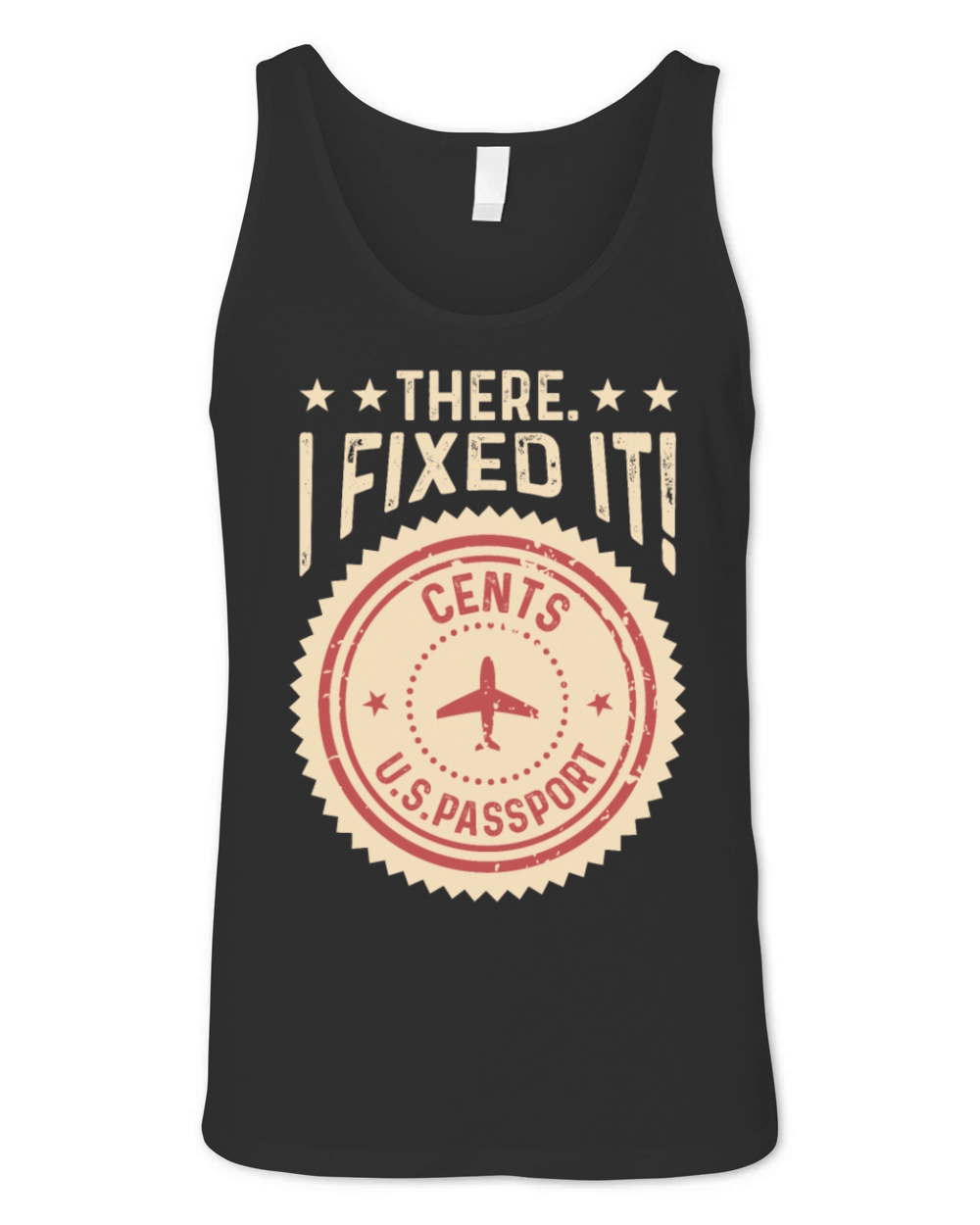 I Fixed it Stamp Collector Gift Unisex Jersey Tank