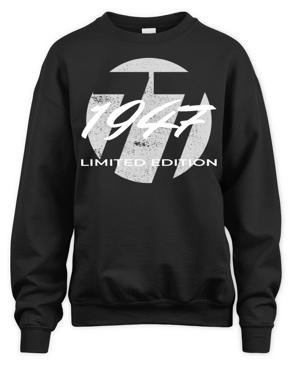 77th birthday men women 77 years 1947 vintage Unisex Premium Crewneck Sweatshirt