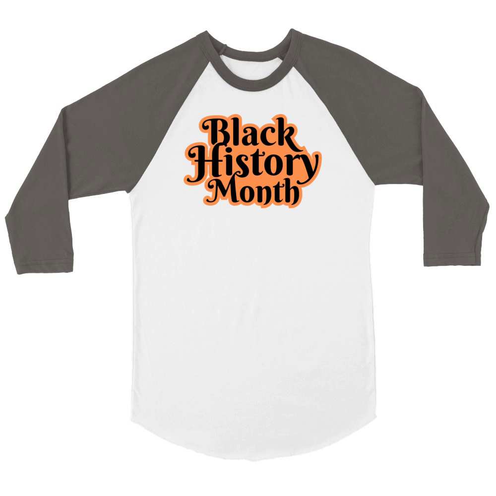 Black Histor month Unisex ¾ sleeve Raglan T-shirt