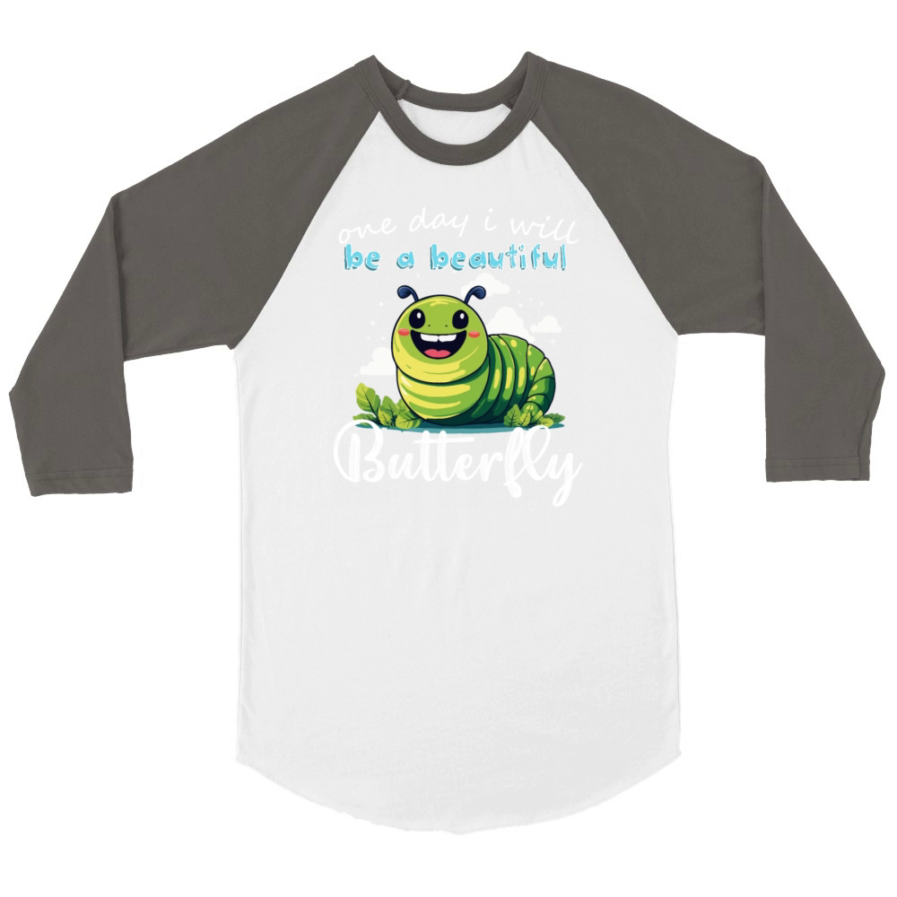 Caterpillar Unisex ¾ sleeve Raglan T-shirt