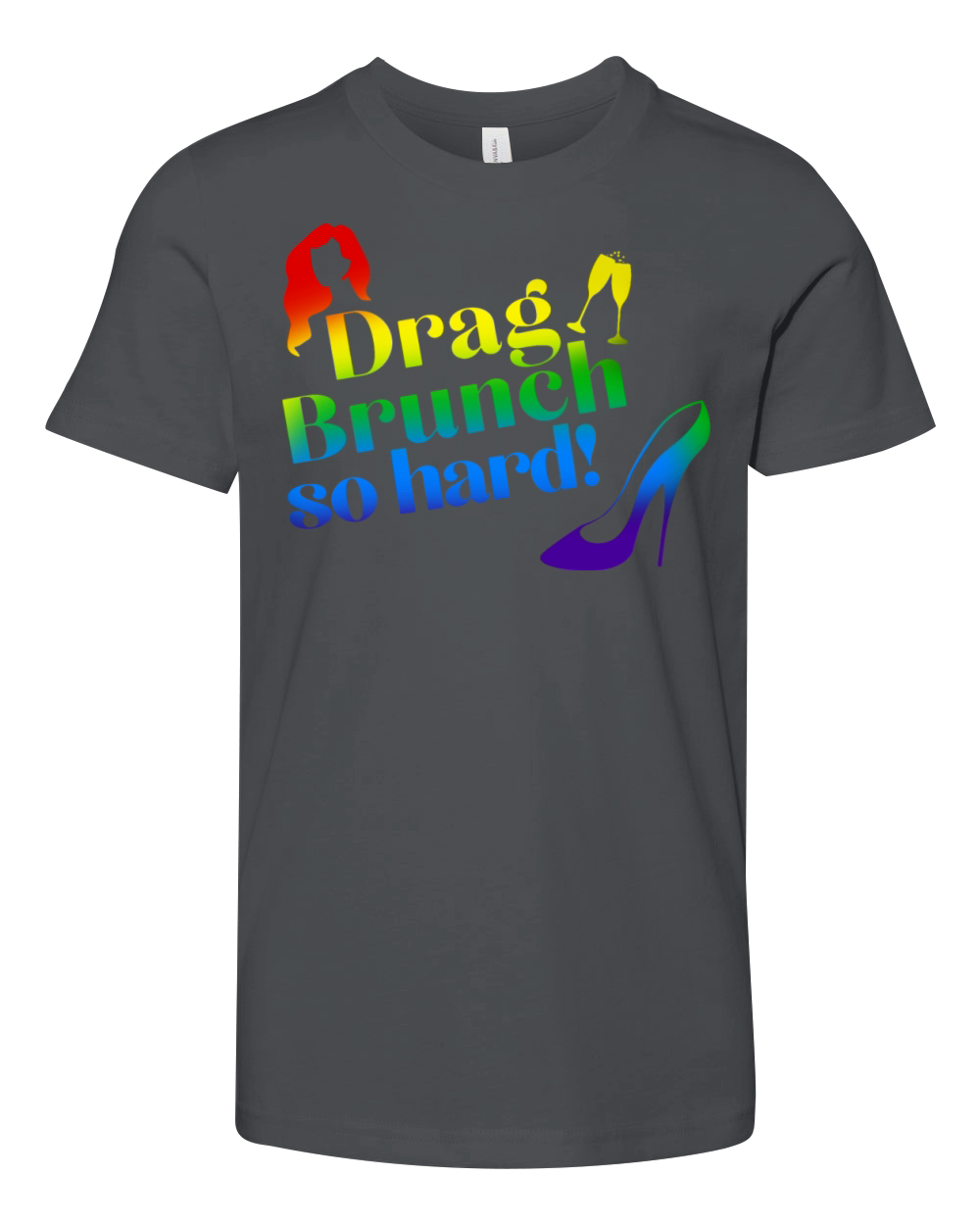 Drag Brunch So Hard Girl Youth Unisex Jersey Tee