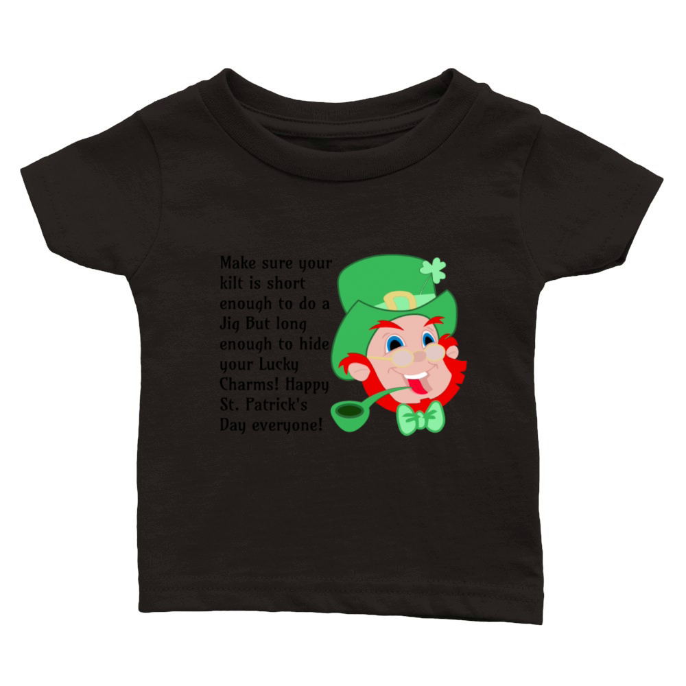 funny st patricks day quotes Classic Baby Crewneck T-shirt