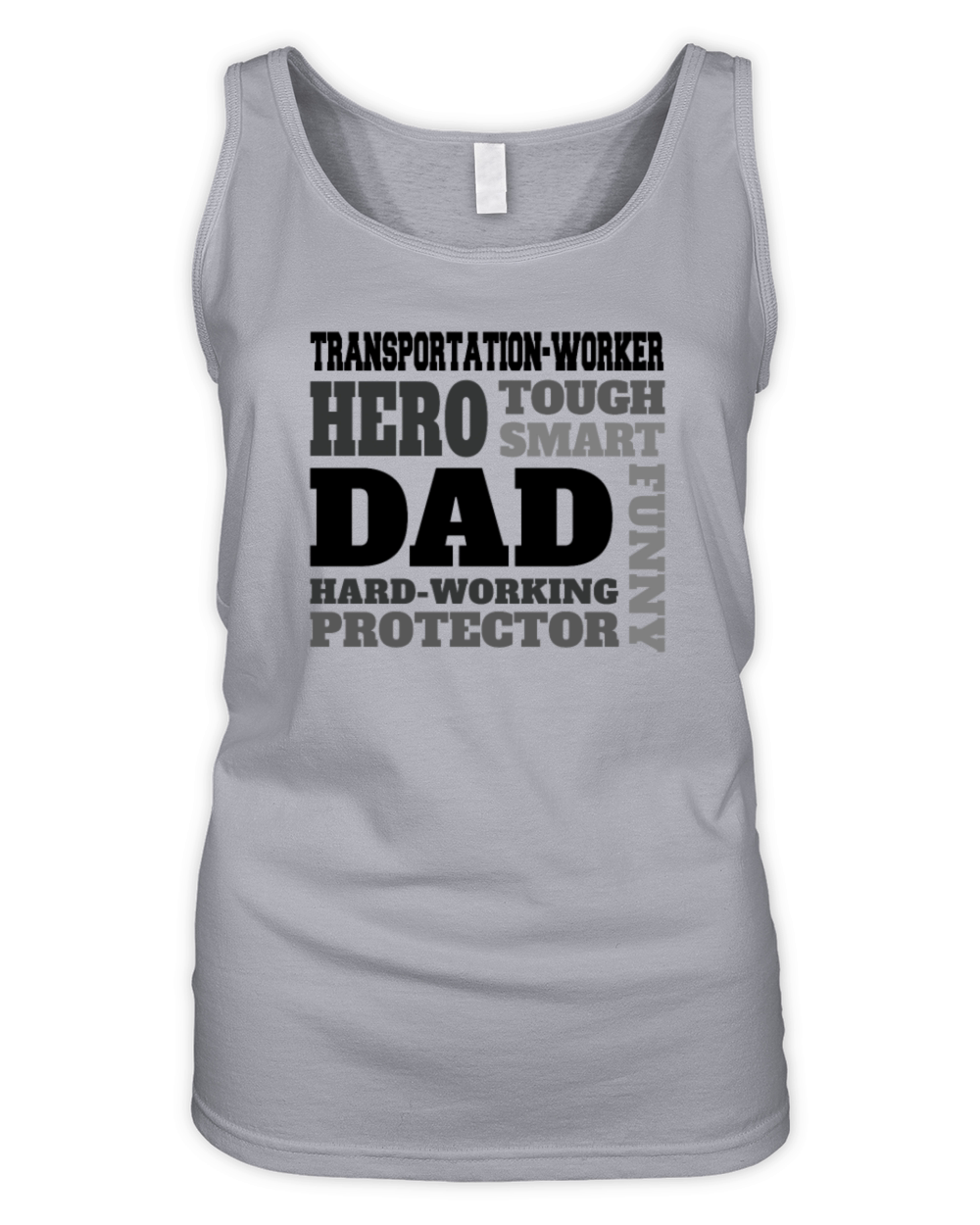 Daddy job funny Quote Dad transportation-worker Organic Women's Tank Top