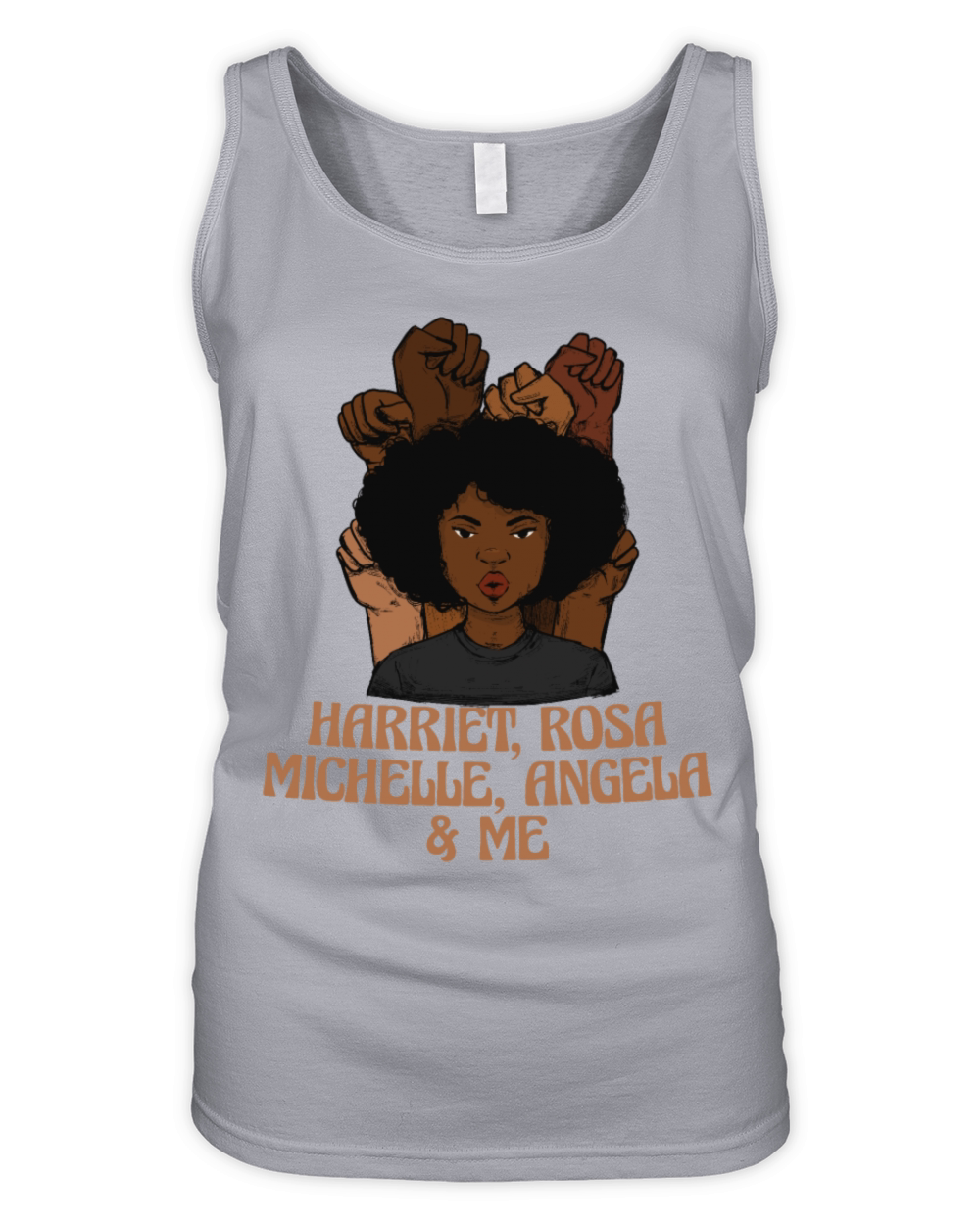 Melanin Black Pride Harriet Rosa Angela Michelle Organic Women's Tank Top