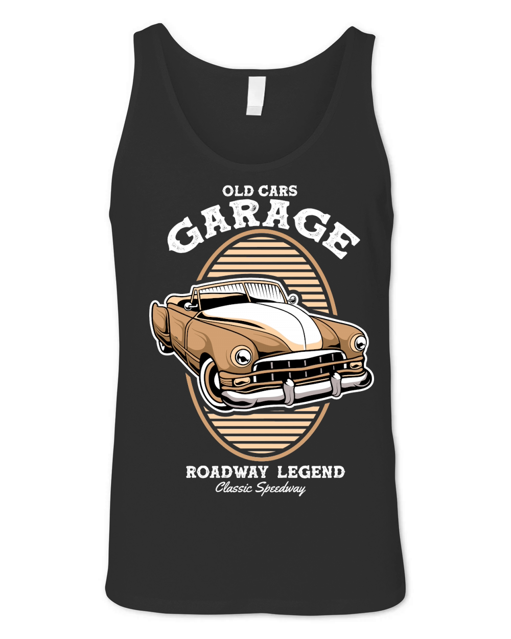 Classic Car Old Cars Garage Unisex Jersey Tank