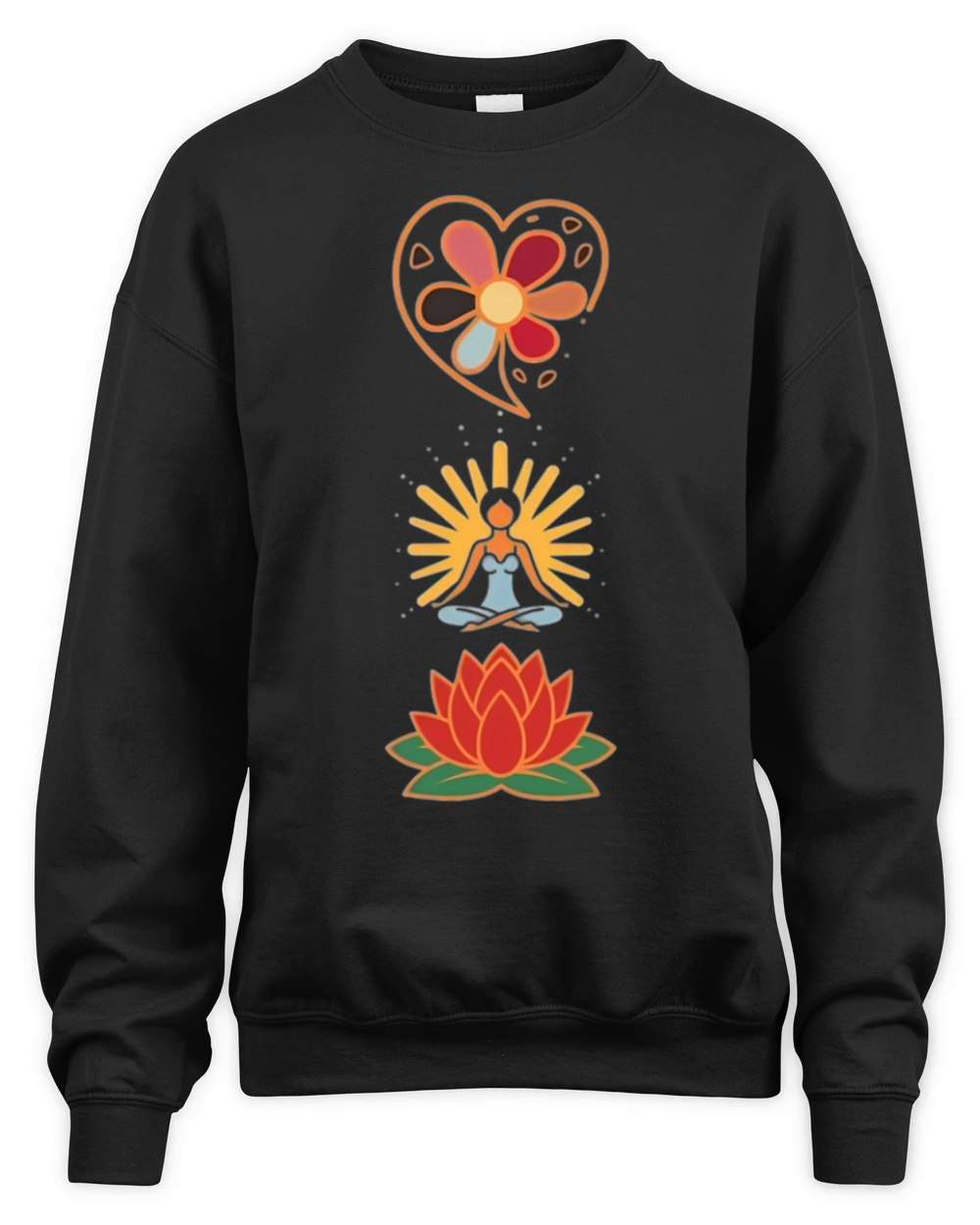 Find your yoga center t-shirt Unisex Premium Crewneck Sweatshirt