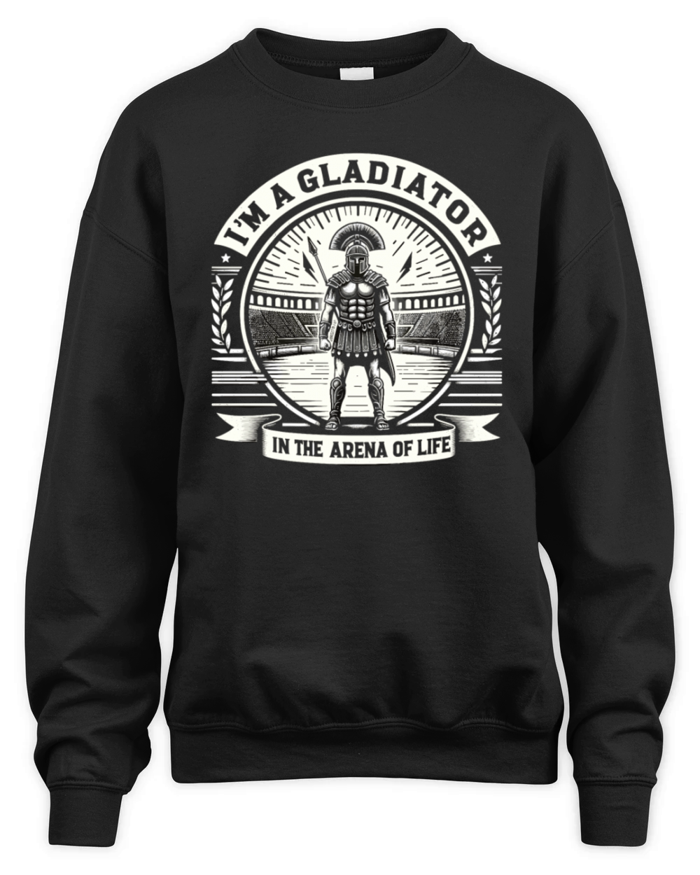 Julius Caesar Roman History Roman Empire Gladiator Unisex Premium Crewneck Sweatshirt