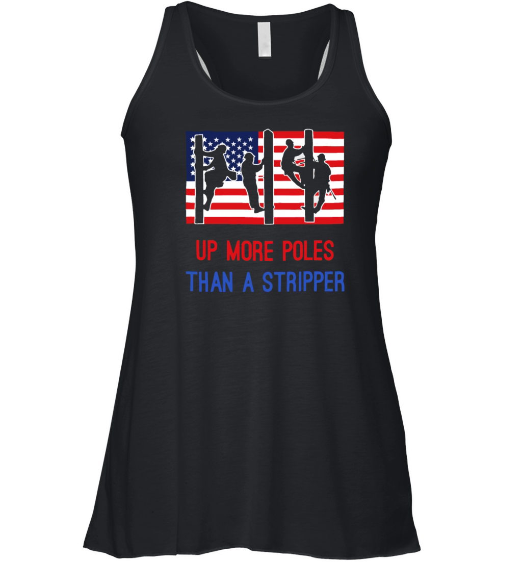 Up More Poles Than A Stripper Women's Flowy Tank Top