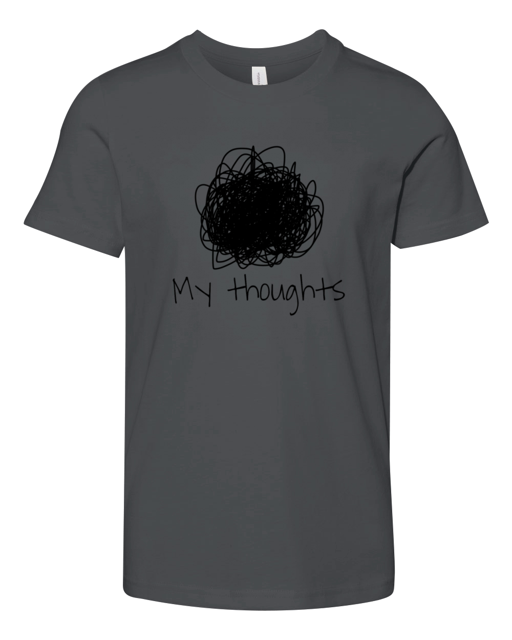 My thoughts Youth Unisex Jersey Tee