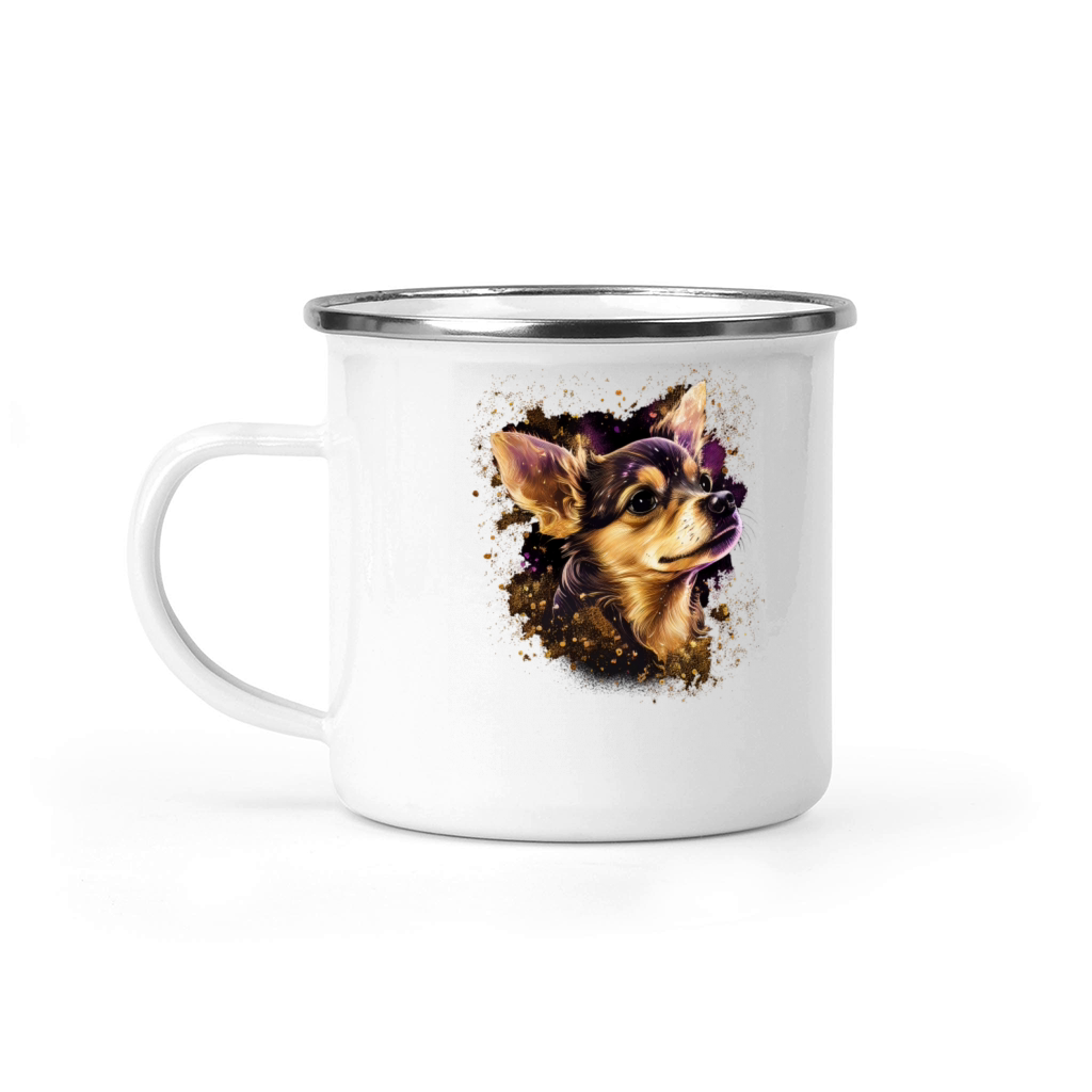 Chihuahua - Cute and beautiful coloured Dog Love Camping Mug