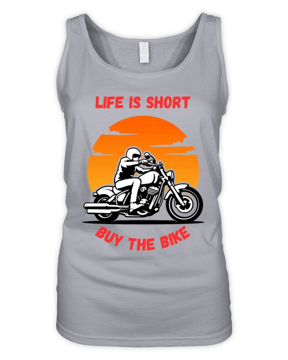 Life Is Short Buy The Bike Funny Quote Organic Women's Tank Top