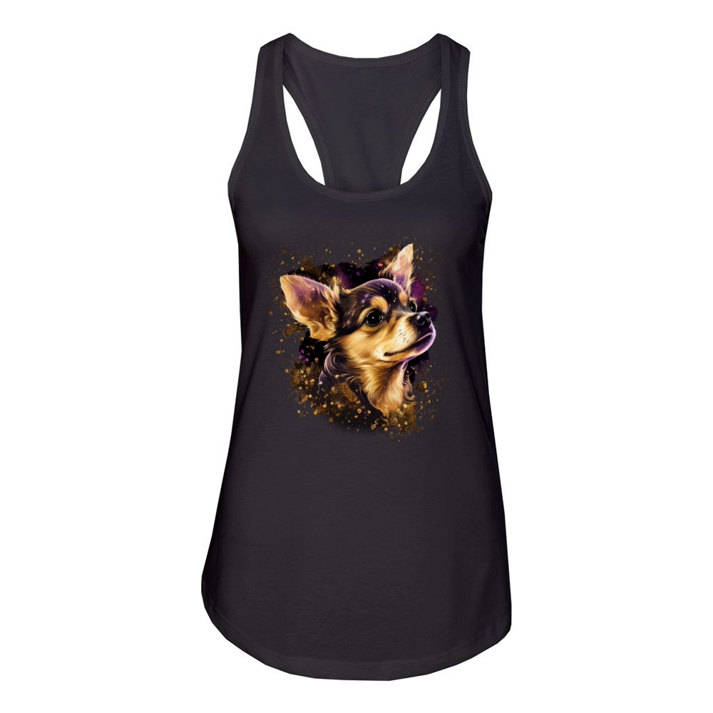Chihuahua - Cute and beautiful coloured Dog Love Women's Racerback Tank