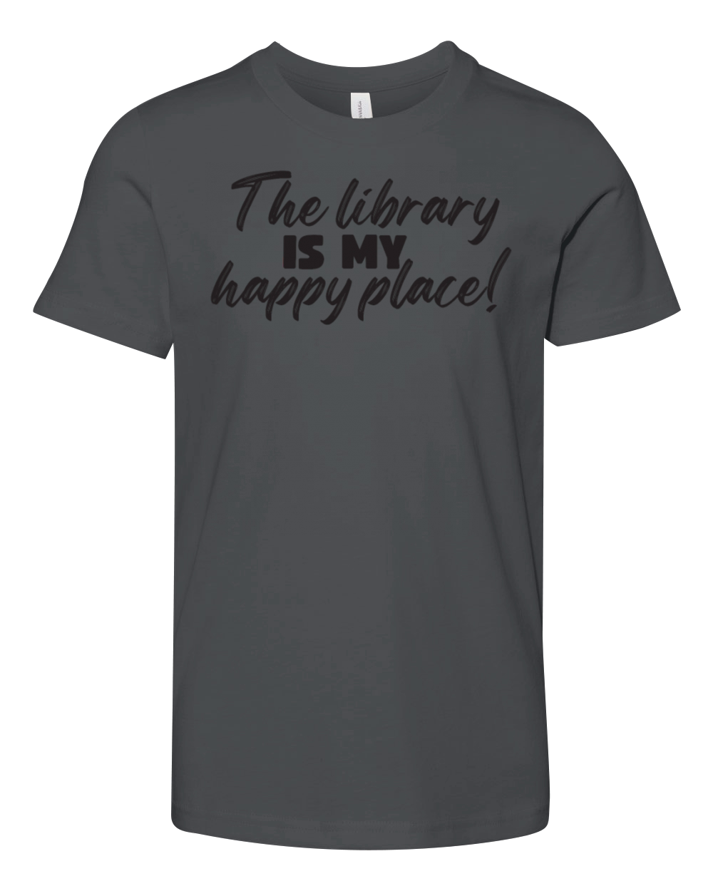 Library Book Lover Reading Bookworm Youth Unisex Jersey Tee
