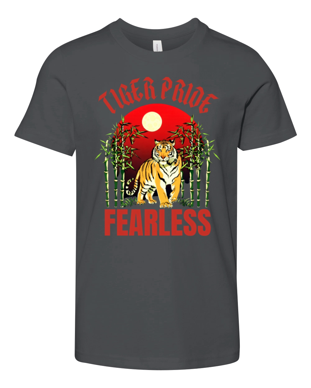 Tiger Pride Fearless Youth Unisex Jersey Tee