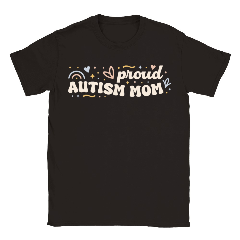 Proud autism mom Classic Kids Crewneck T-shirt