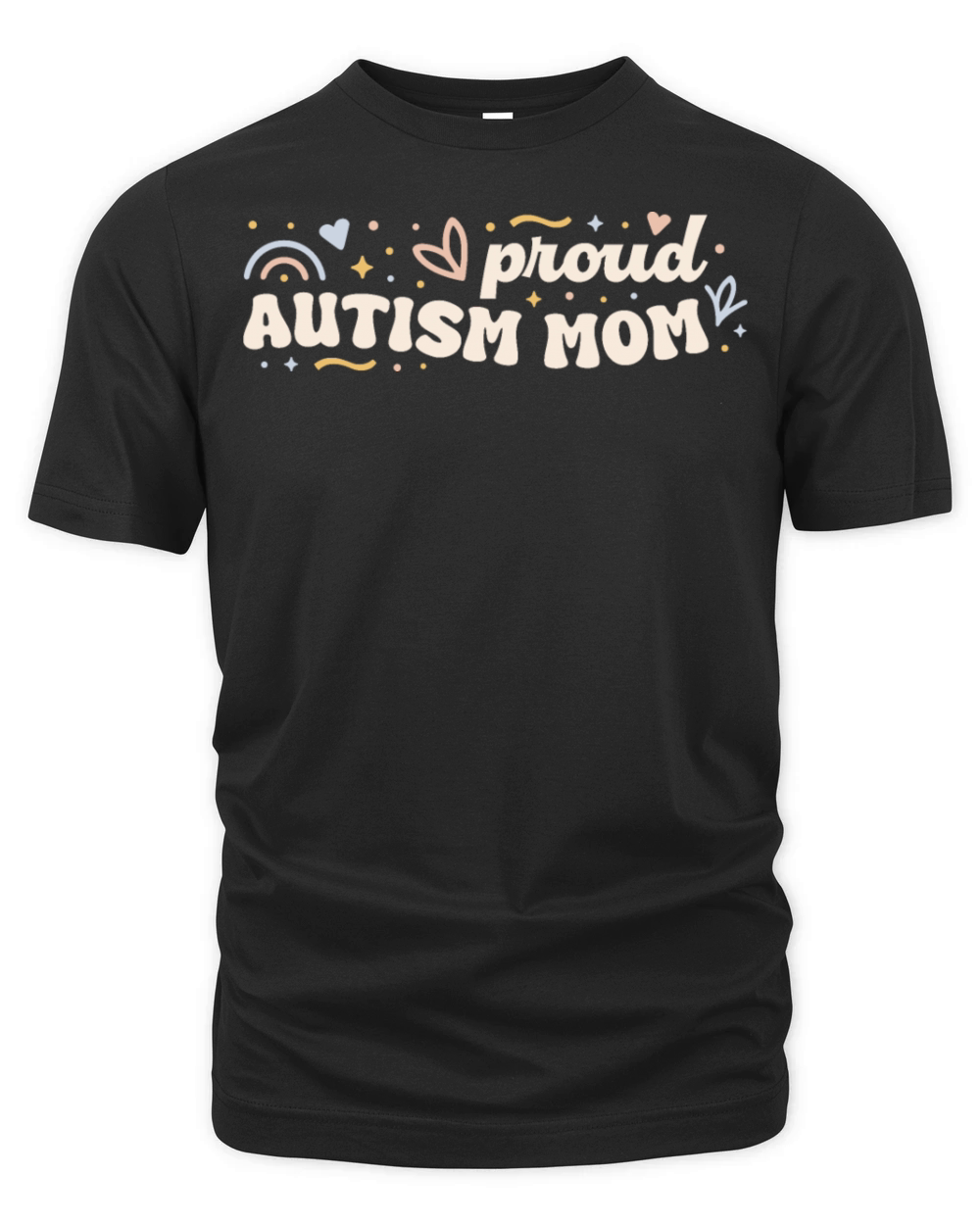 Proud autism mom Organic Unisex T-shirt