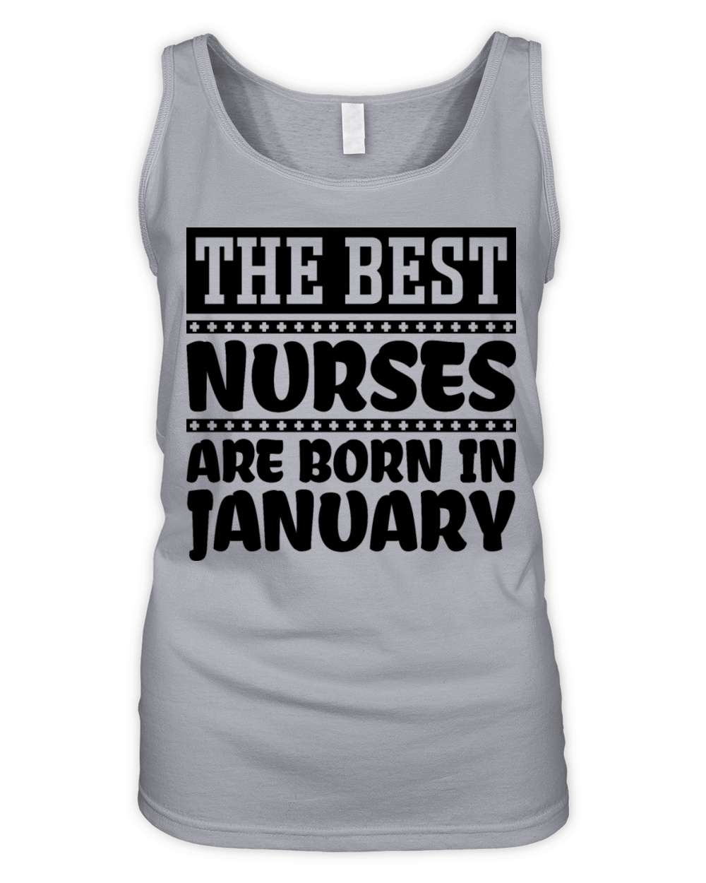 The best nurses are born in January Organic Women's Tank Top