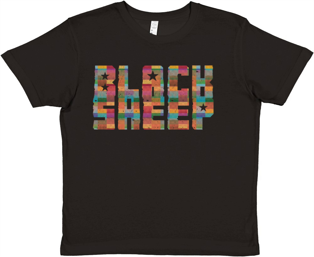 Black Sheep Retro Premium Kids Crewneck T-shirt