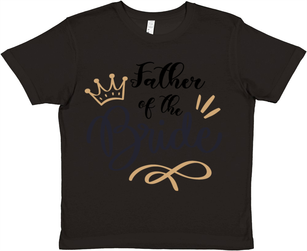 Team Bride - Father of the Bride Premium Kids Crewneck T-shirt