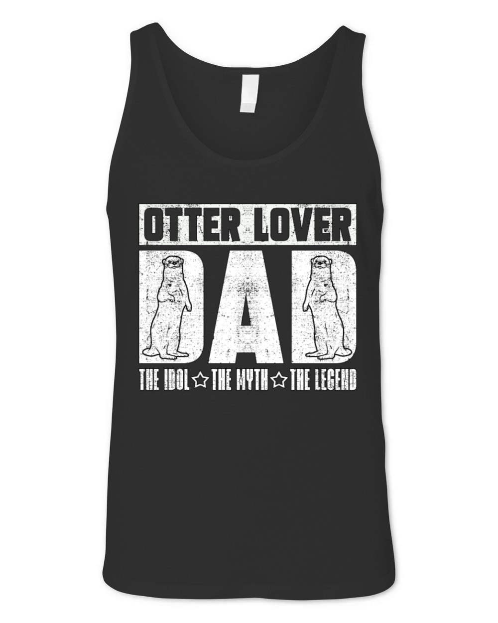 Otter Lover Dad The Idol The Myth The Animal Lover Unisex Jersey Tank
