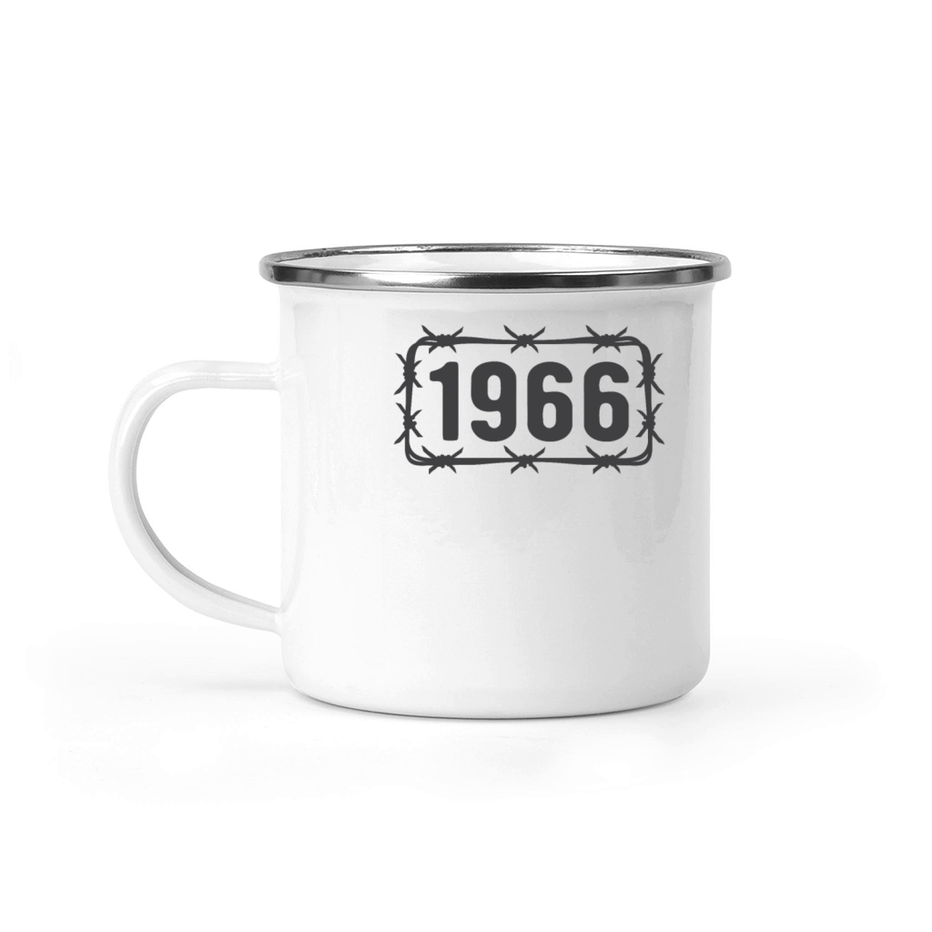 Birthday Vintage 1966 Barbed Wire Camping Mug
