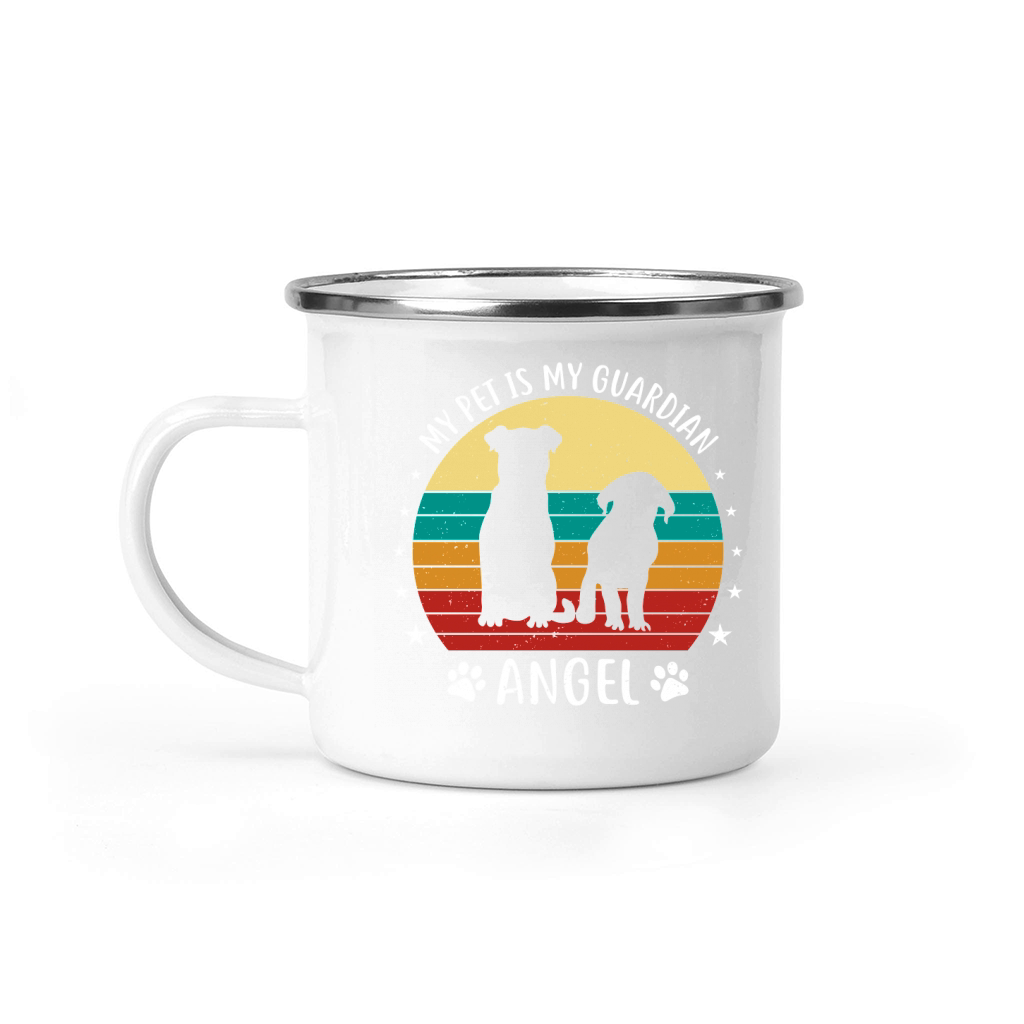 My pet is my guardian angel Camping Mug