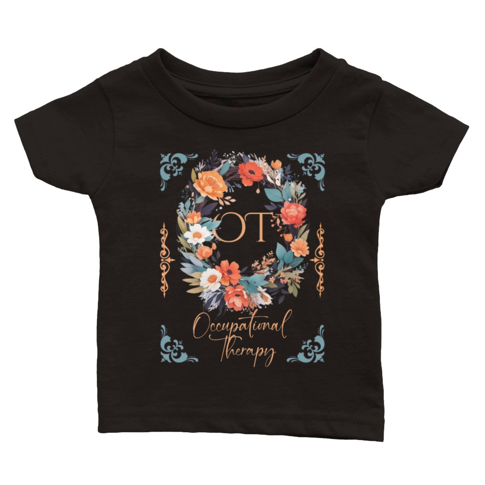Occupational Therapy OT Vintage T-shirt Women Classic Baby Crewneck T-shirt