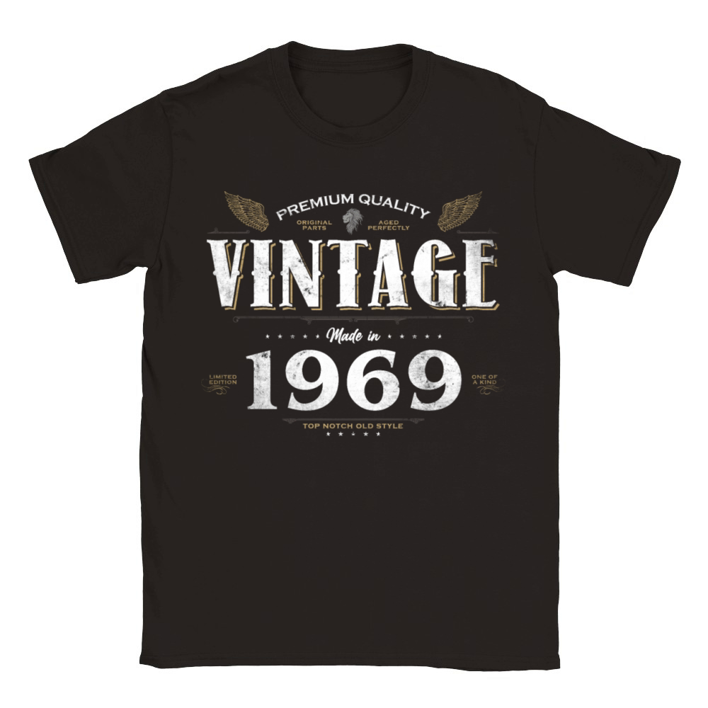 55 Years Old Vintage 1969 Limited Edition 55th Classic Kids Crewneck T-shirt