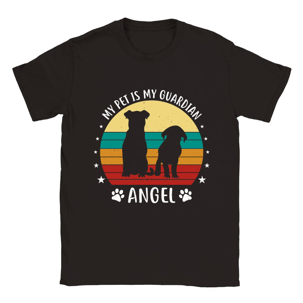 My pet is my guardian angel Classic Kids Crewneck T-shirt