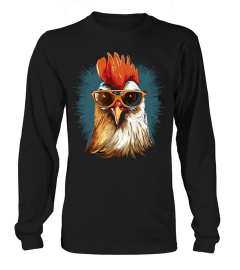Rooster Chicken Sunglasses Long sleeved Unisex