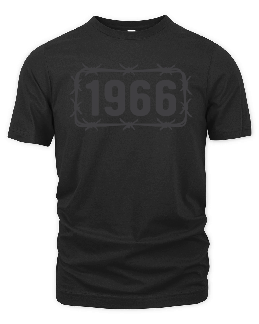 Birthday Vintage 1966 Barbed Wire Organic Unisex T-shirt