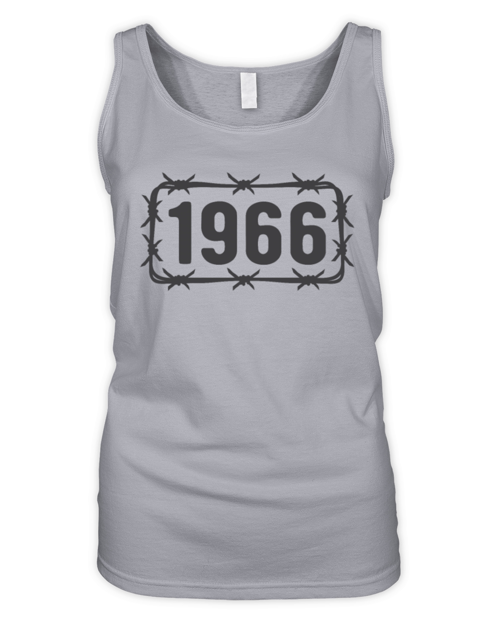 Birthday Vintage 1966 Barbed Wire Organic Women's Tank Top