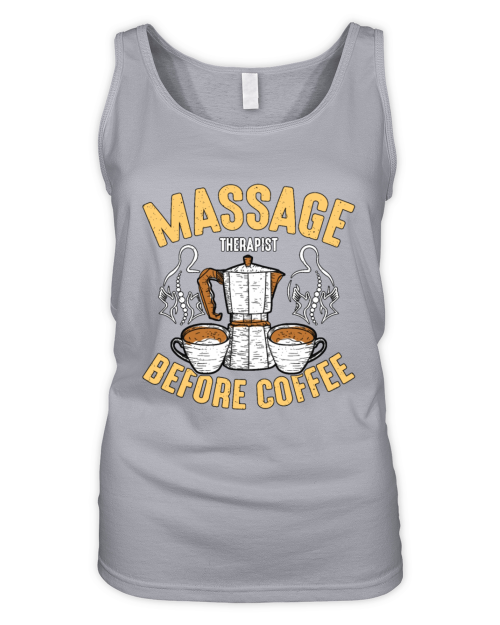 Massage Therapist Before Chiropractor Coffee Lover Organic Women's Tank Top