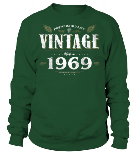 55 Years Old Vintage 1969 Limited Edition 55th Sweatshirt Unisex