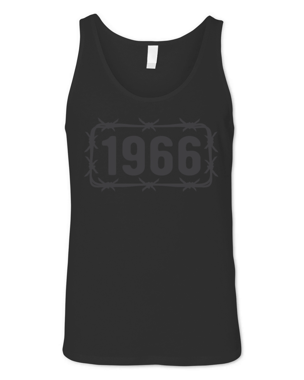 Birthday Vintage 1966 Barbed Wire Unisex Jersey Tank