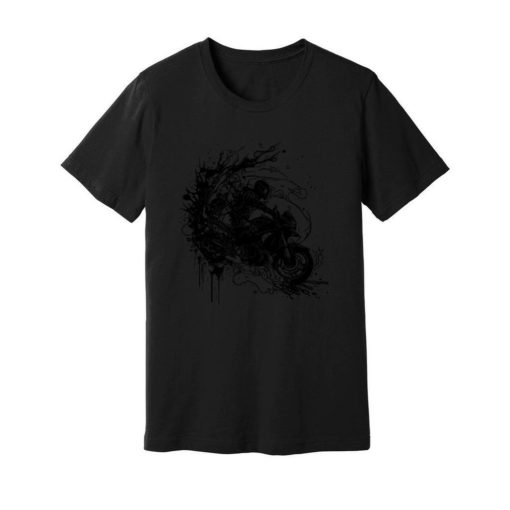 Terrain Wave Motorcycle Sport Motorcycle Splash Unisex Jersey Tee