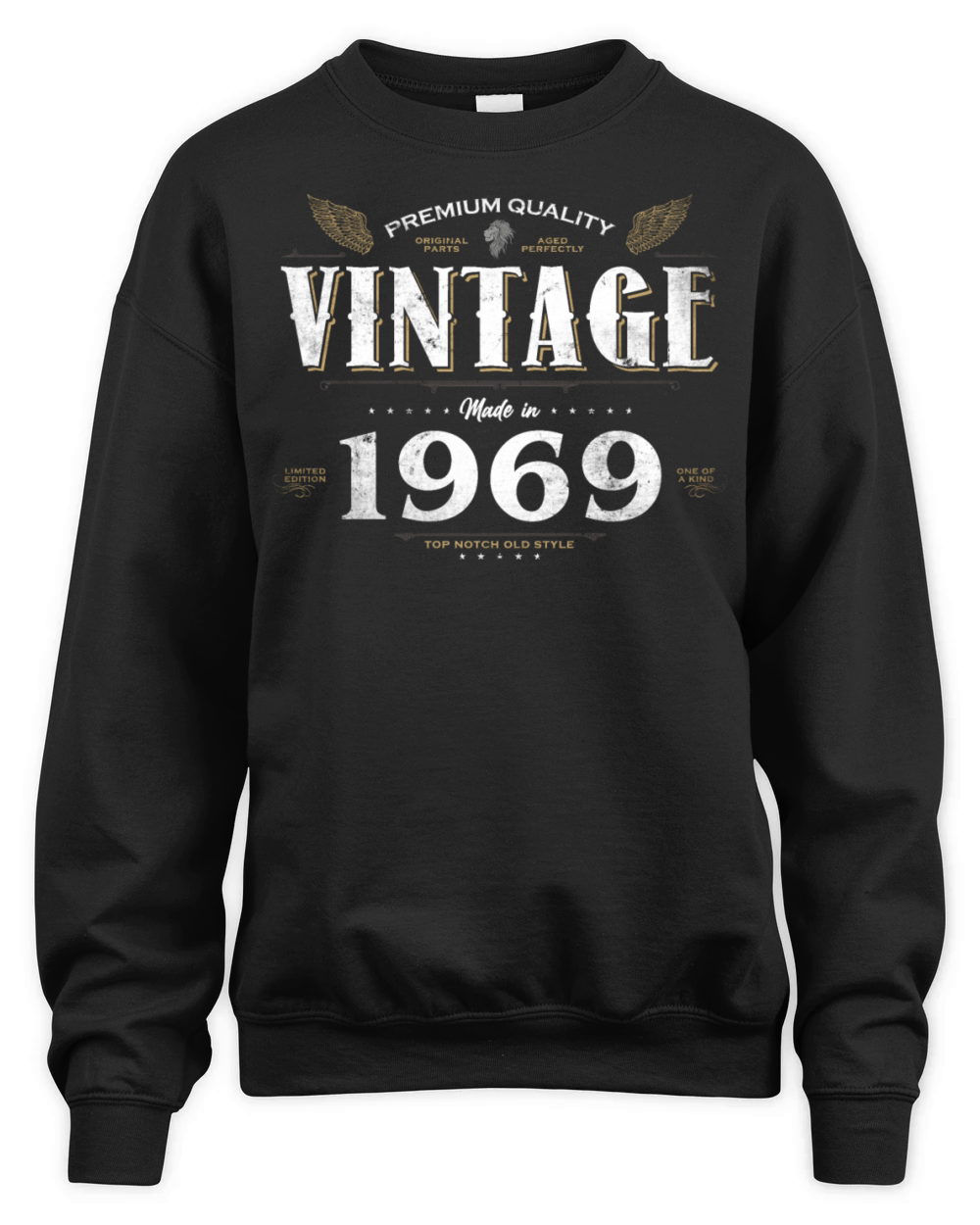 55 Years Old Vintage 1969 Limited Edition 55th Unisex Premium Crewneck Sweatshirt