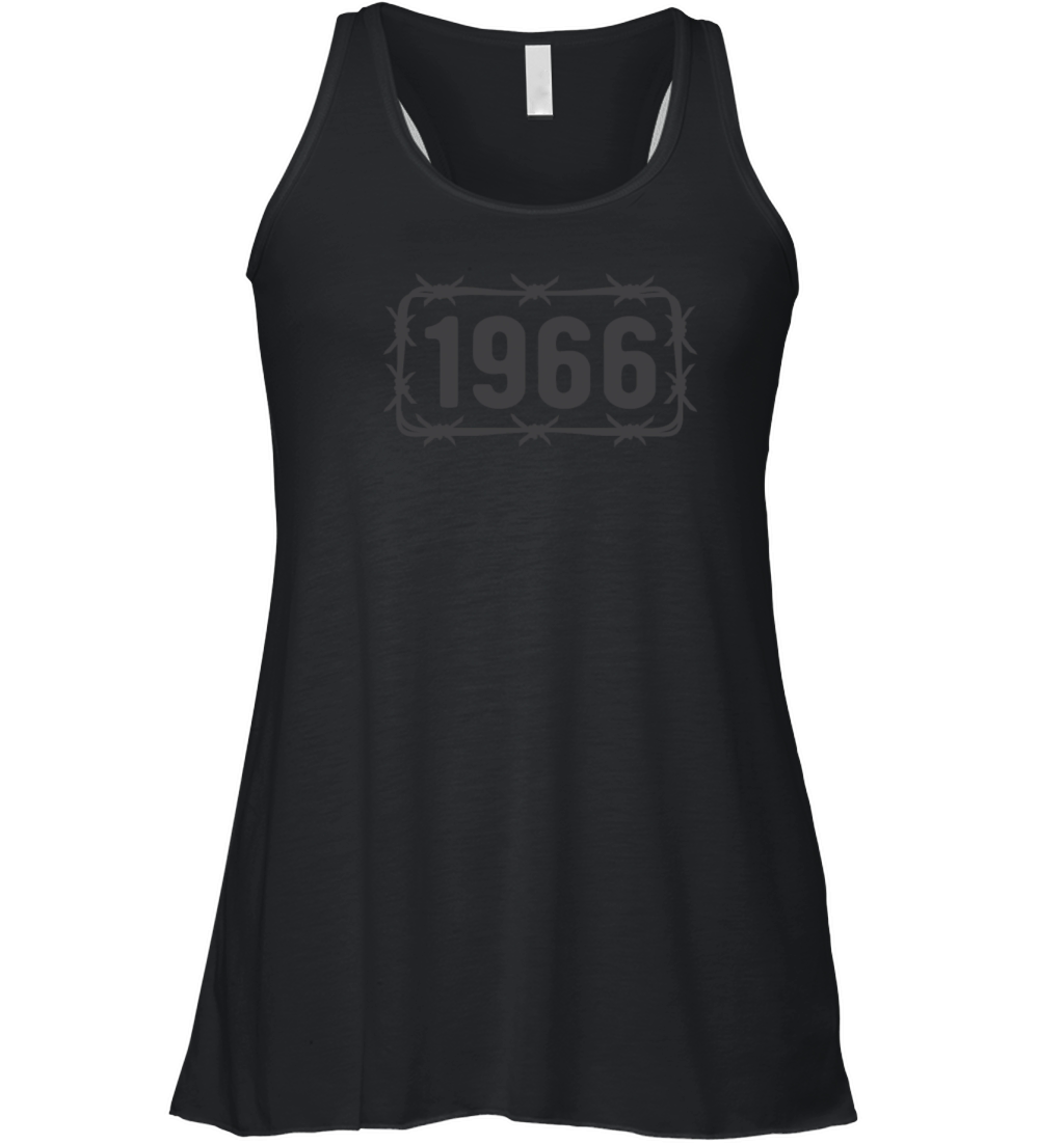 Birthday Vintage 1966 Barbed Wire Women's Flowy Tank Top