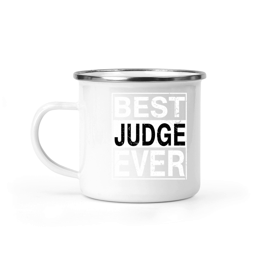 Best Judge ever Judge Gift Camping Mug
