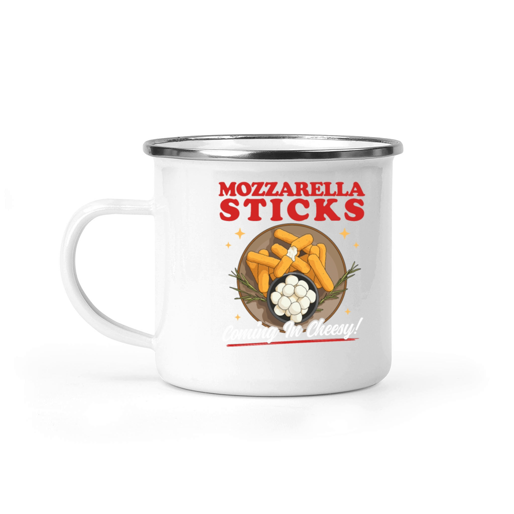 Mozzarella Sticks Coming In Cheesy Camping Mug