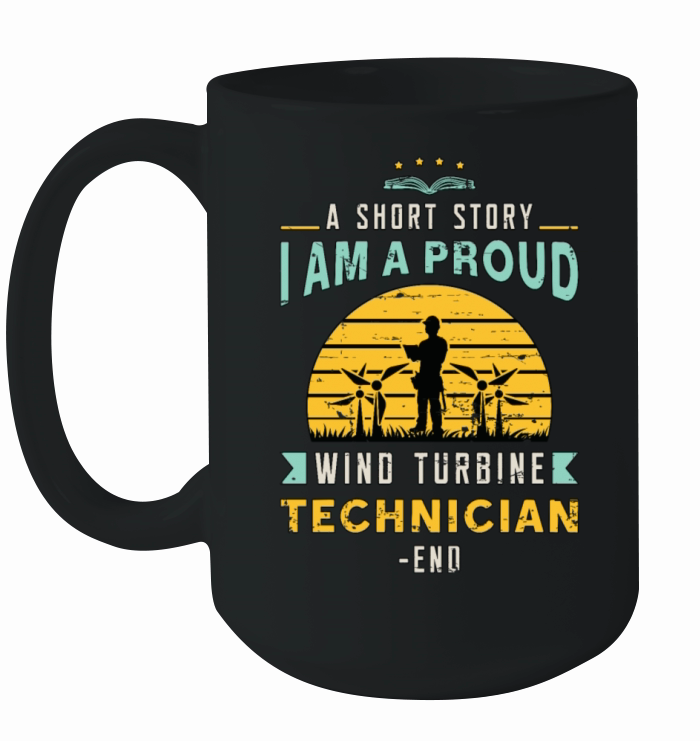 Wind Turbine Tech A Short Story I Am Green Energy Ceramic Mug