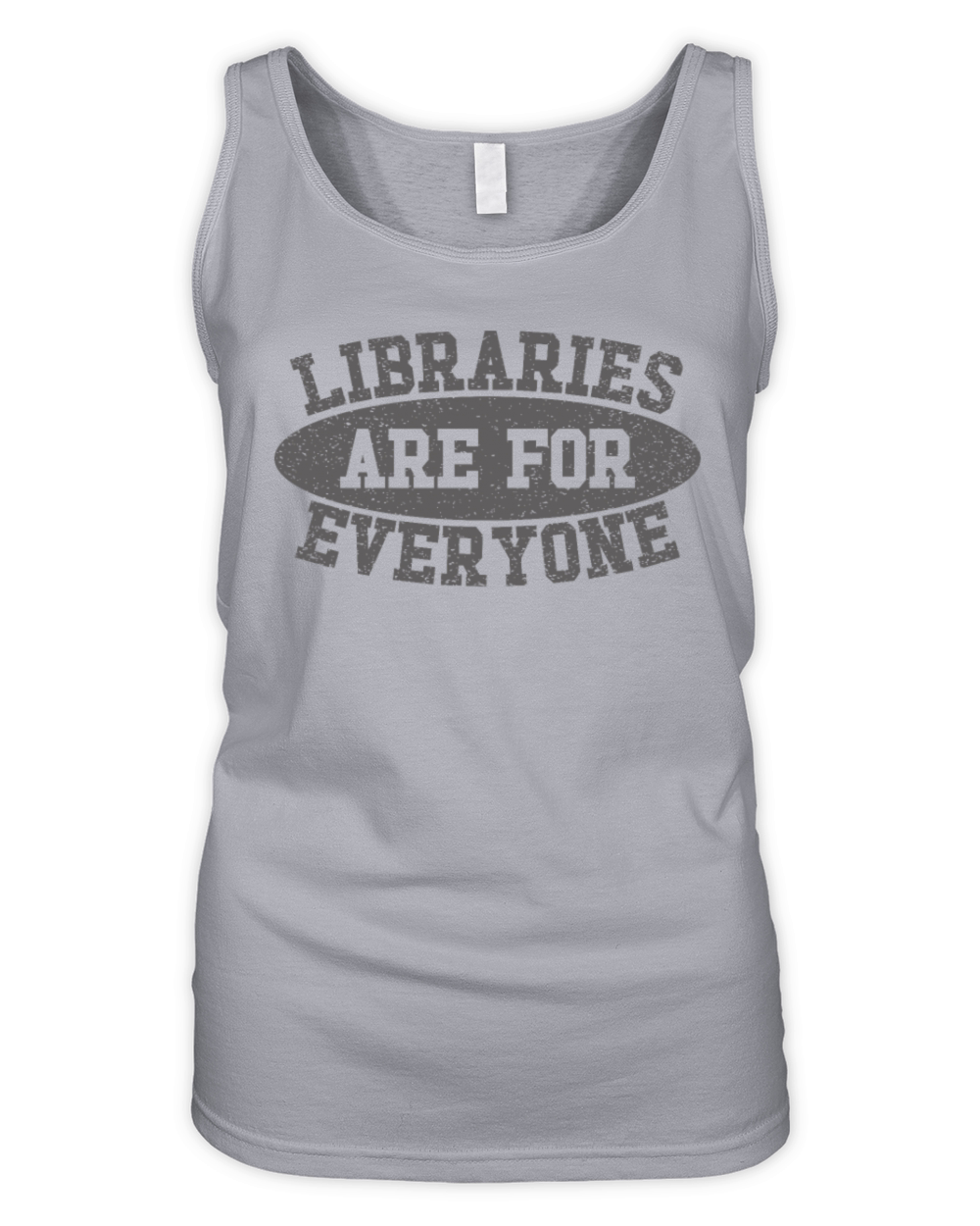 Libraries Are For Everyone Book Lover Organic Women's Tank Top
