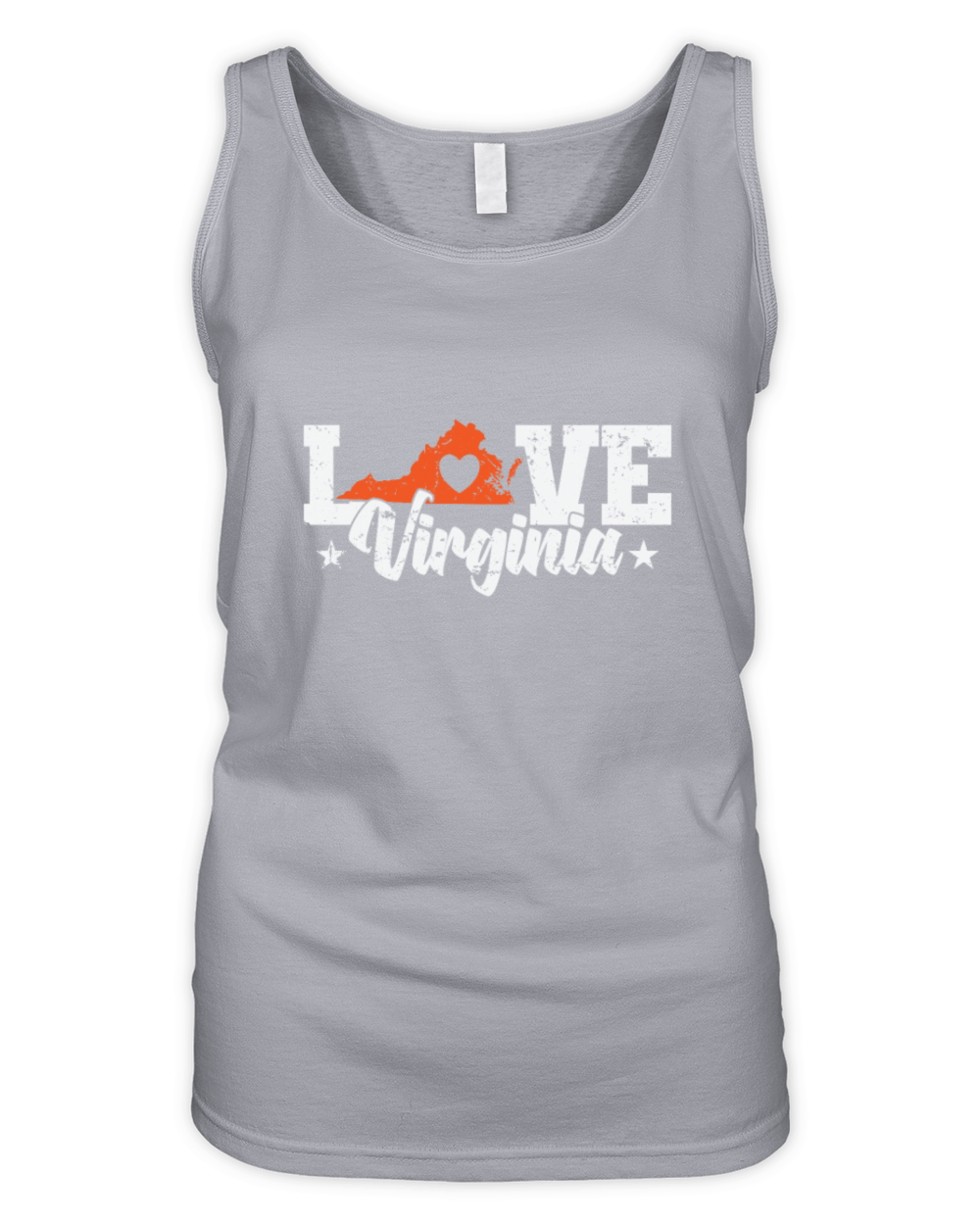 Virginia Love USA America State Organic Women's Tank Top