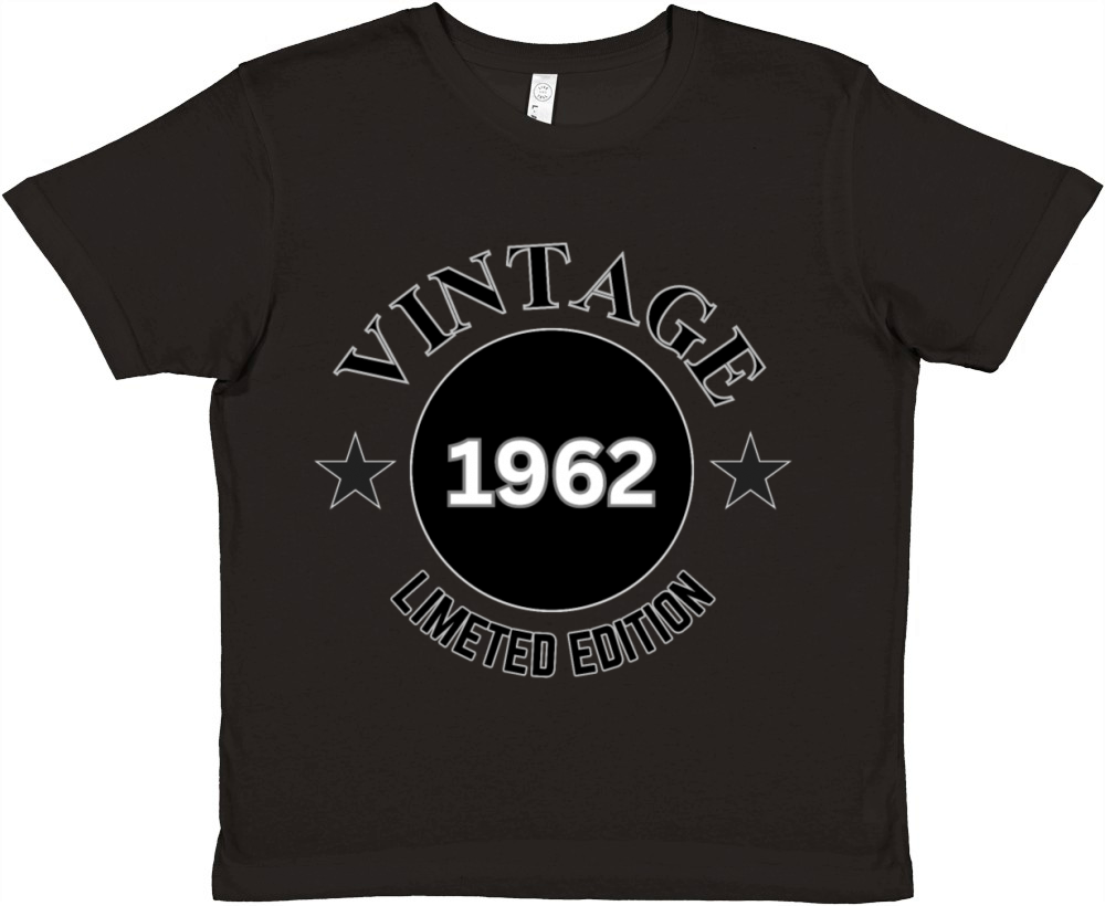 62 Year Old Vintage 1962 Limited Edition Premium Kids Crewneck T-shirt
