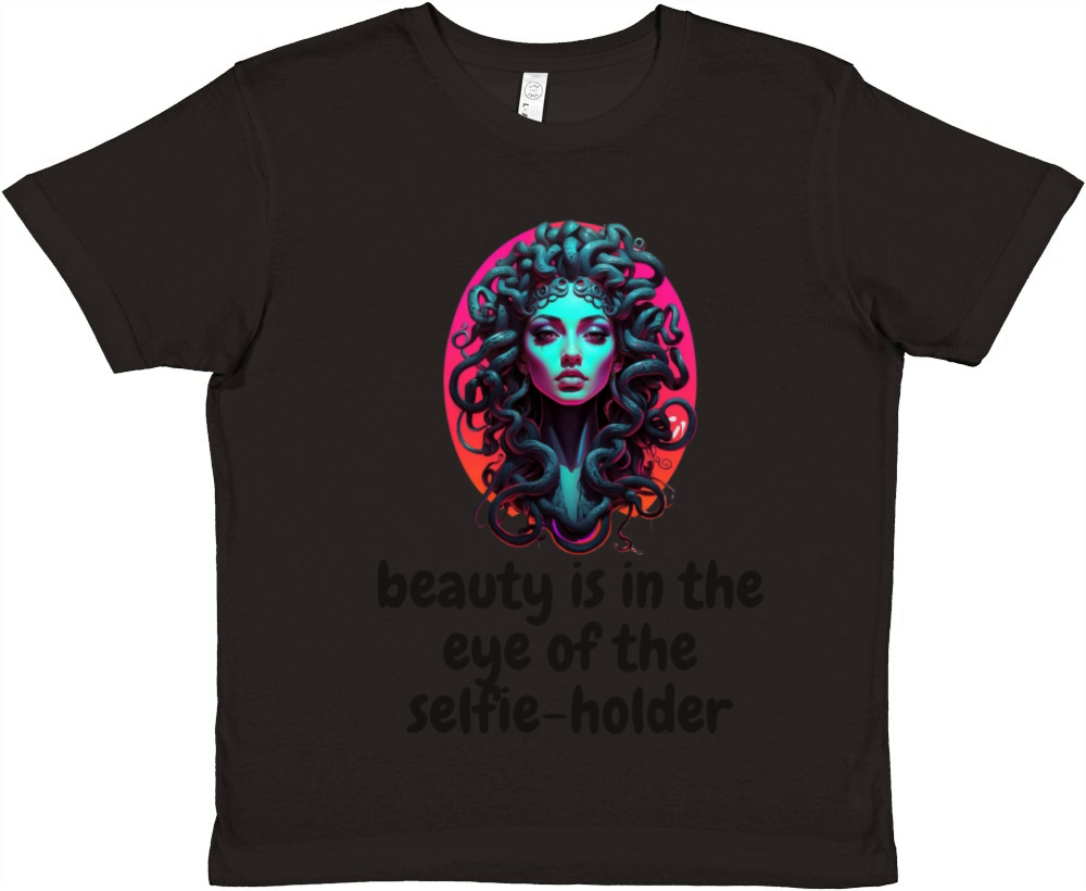 Beauty is in the eye of the selfie-holder Premium Kids Crewneck T-shirt