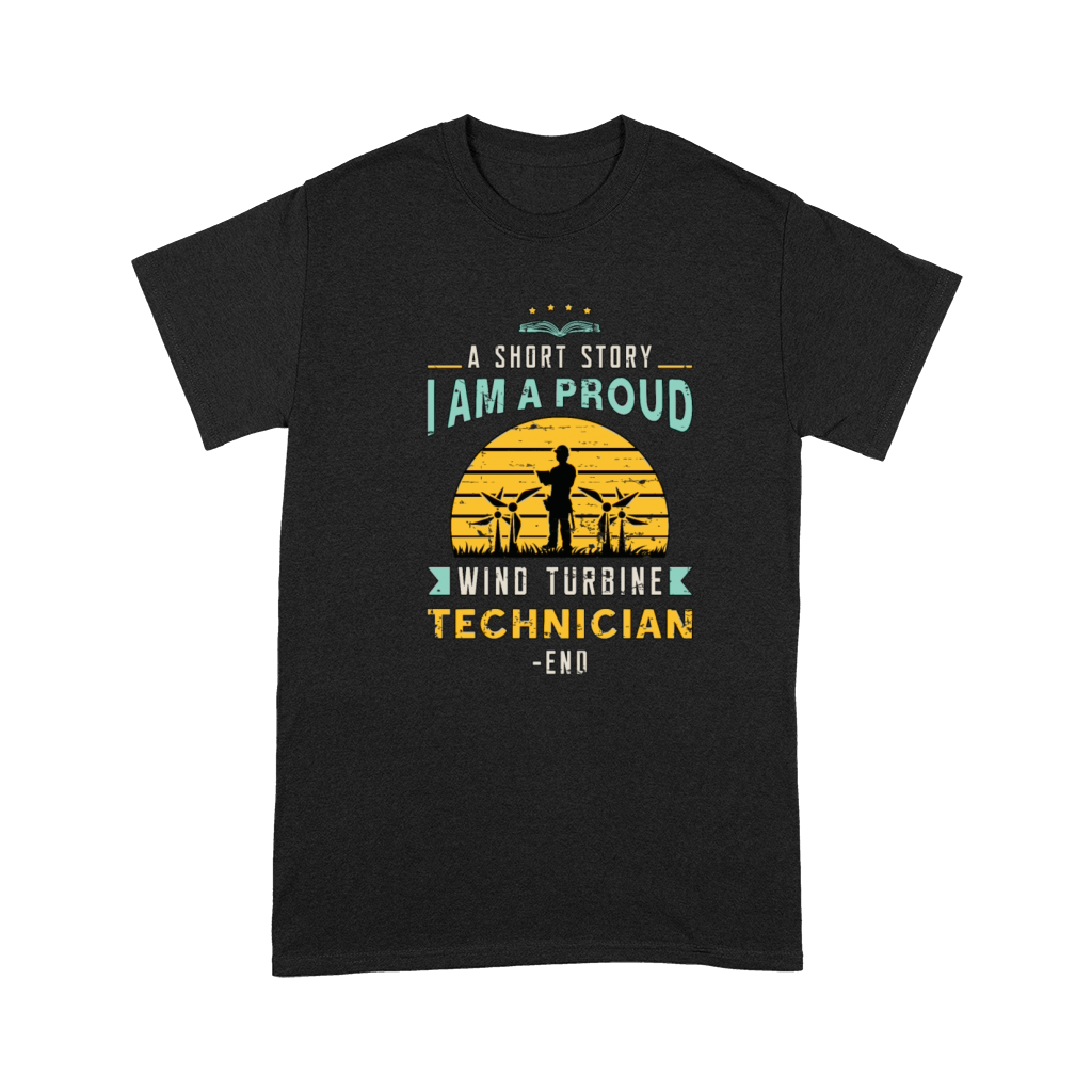 Wind Turbine Tech A Short Story I Am Green Energy Premium T-shirt