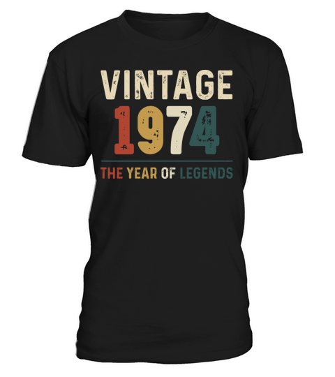50 Years Old Vintage 1974 50th Birthday Gifts T-Shirt Unisex